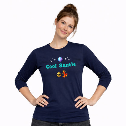 Cool Auntie🇺🇸 😎 💃 – Classic Long Sleeve T-Shirt