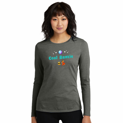Cool Auntie🇺🇸 😎 💃 – Women’s Perfect Blend® CVC Long Sleeve Tee