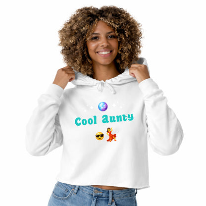 Cool Aunty🇬🇧 😎 💃 – Crop Hoodie
