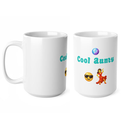 Cool Aunty🇬🇧 😎 💃 – White Mug 15oz