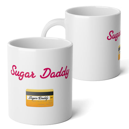 Daddy 💳 – White Jumbo Mug 20oz