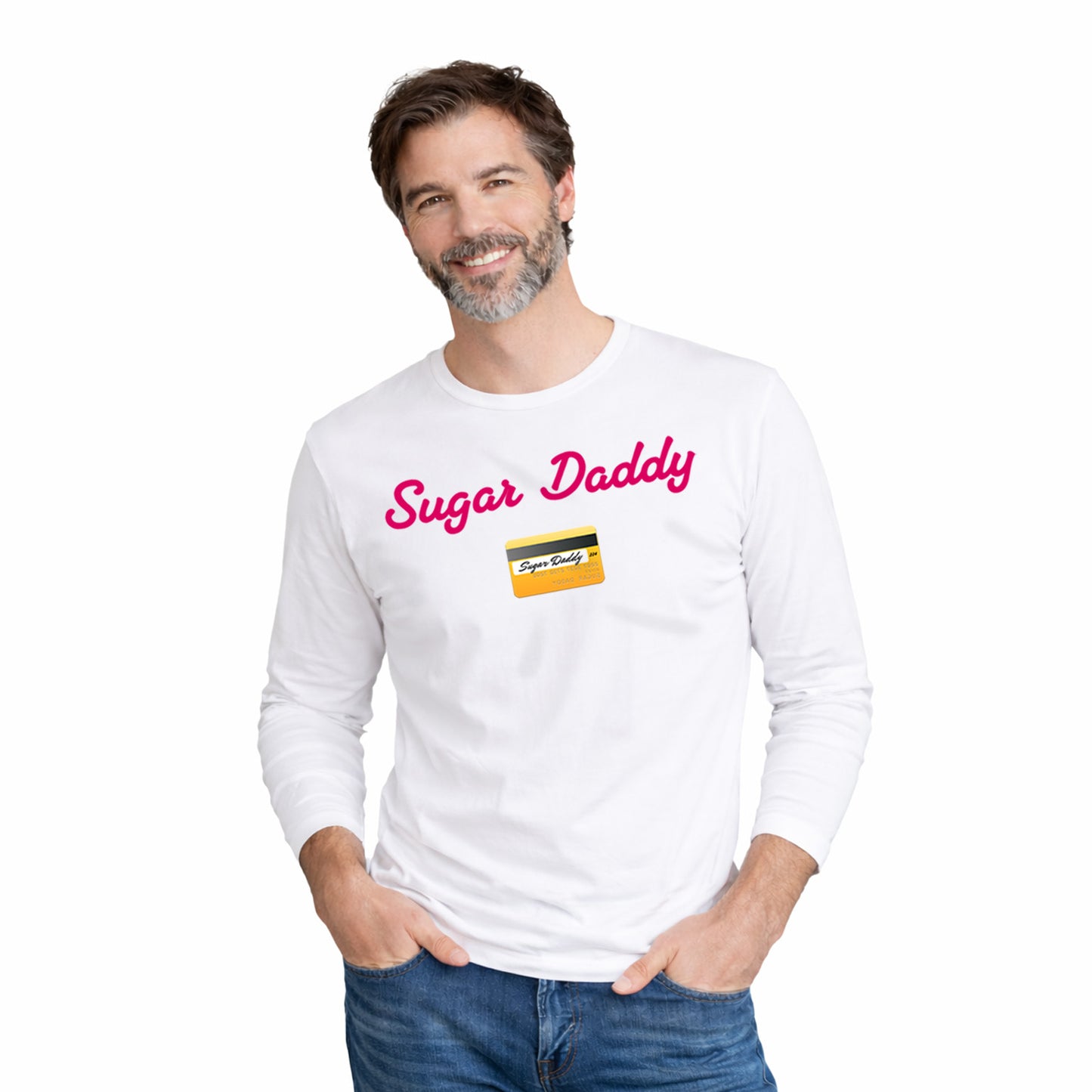 Daddy 💳 – Men's Long Sleeve Crew Tee