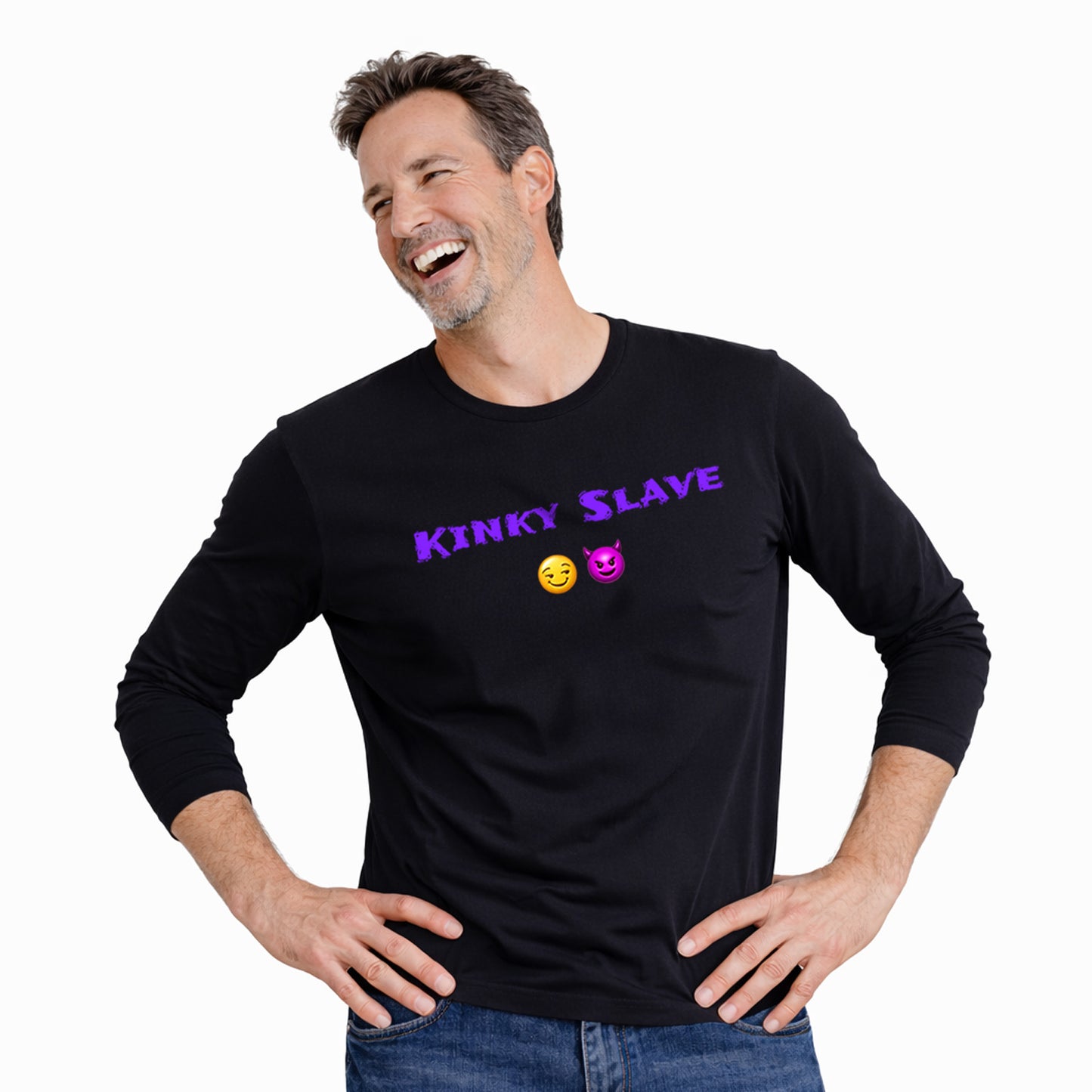 Flirty Rebel 😏 🔥 – Men's Long Sleeve Crew Tee