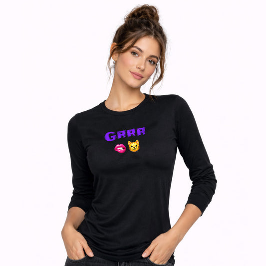 Grrr 🫦 😼 – Classic Long Sleeve T-Shirt