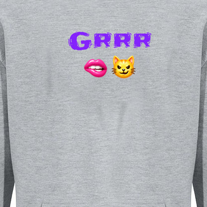 Grrr 🫦 😼 – Premium Adult Hoodie Dress