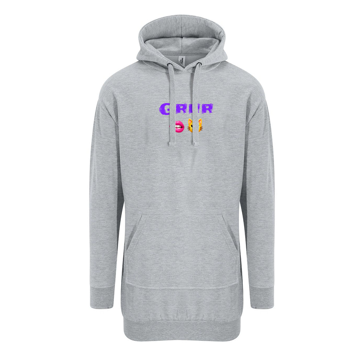 Grrr 🫦 😼 – Premium Adult Hoodie Dress