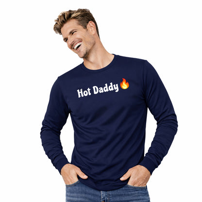 Hot Daddy 🔥 – Unisex Jersey Long Sleeve Tee