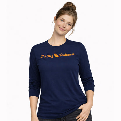 Hot Dog 🌭 Enthusiast – Classic Long Sleeve T-Shirt