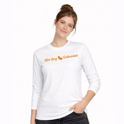Hot Dog 🌭 Enthusiast – Classic Long Sleeve T-Shirt