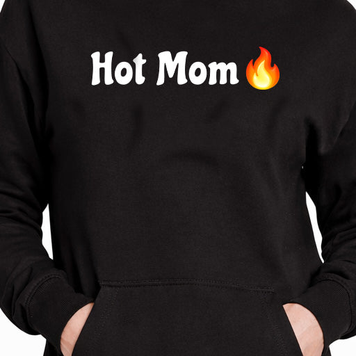 Hot Mom🇺🇸 🔥 – Black Premium Adult Hoodie Dress