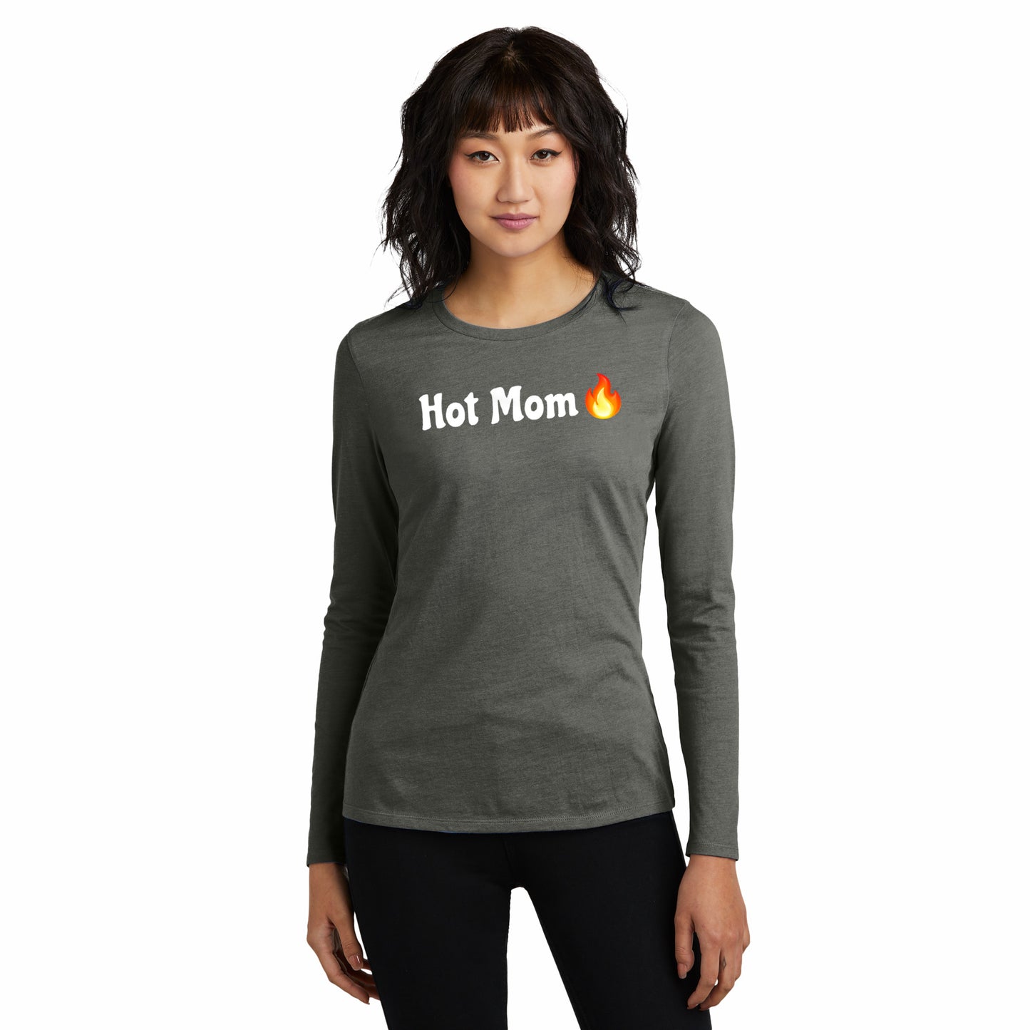 Hot Mom🇺🇸 🔥 – Women’s Perfect Blend® CVC Long Sleeve Tee