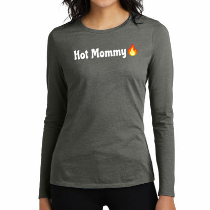 Hot Mommy🇺🇸 🔥 – Women’s Perfect Blend® CVC Long Sleeve Tee