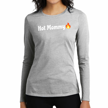 Hot Mommy🇺🇸 🔥 – Women’s Perfect Blend® CVC Long Sleeve Tee