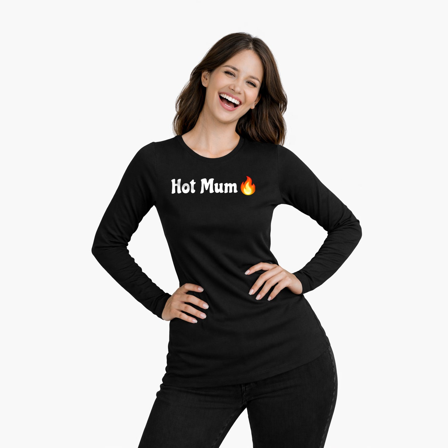 Hot Mum🇬🇧 🔥 – Women’s Perfect Blend® CVC Long Sleeve Tee