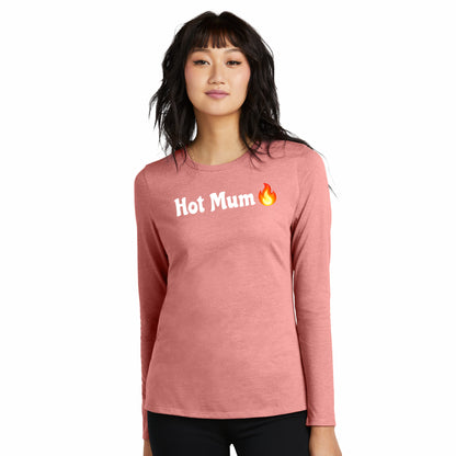 Hot Mum🇬🇧 🔥 – Women’s Perfect Blend® CVC Long Sleeve Tee