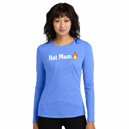 Hot Mum🇬🇧 🔥 – Women’s Perfect Blend® CVC Long Sleeve Tee