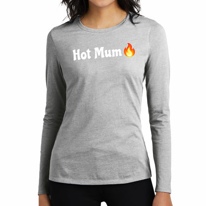 Hot Mum🇬🇧 🔥 – Women’s Perfect Blend® CVC Long Sleeve Tee