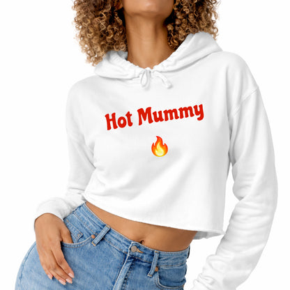 Hot Mummy🇬🇧 🔥 – Crop Hoodie