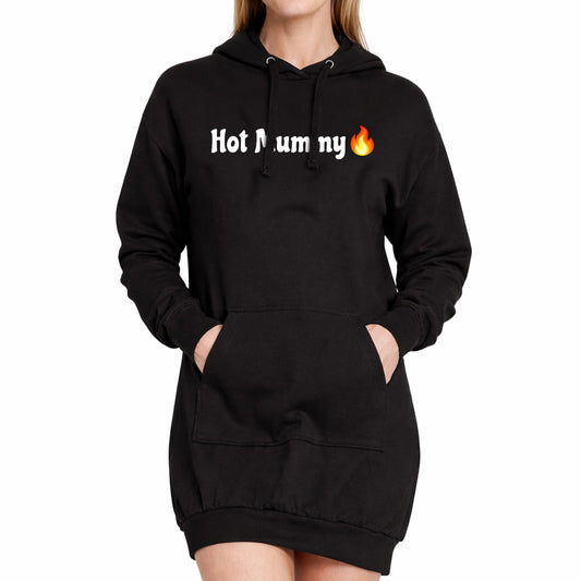 Hot Mummy🇬🇧 🔥 – Black Premium Adult Hoodie Dress