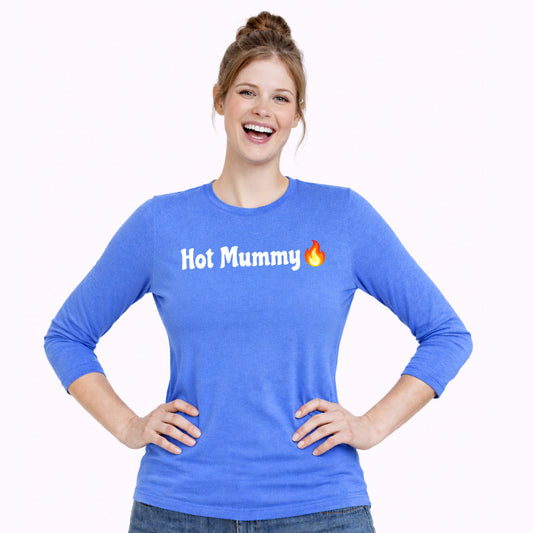Hot Mummy🇬🇧 🔥 – Women’s Perfect Blend® CVC Long Sleeve Tee