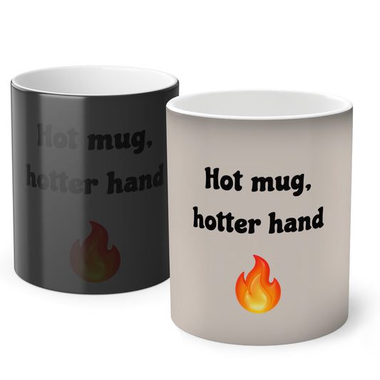 Hot mug, hotter hand 🔥