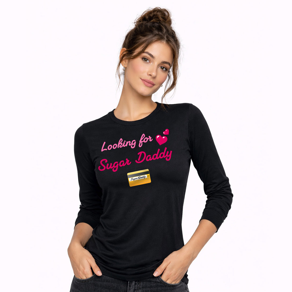 Looking for Daddy 💳 – Classic Long Sleeve T-Shirt
