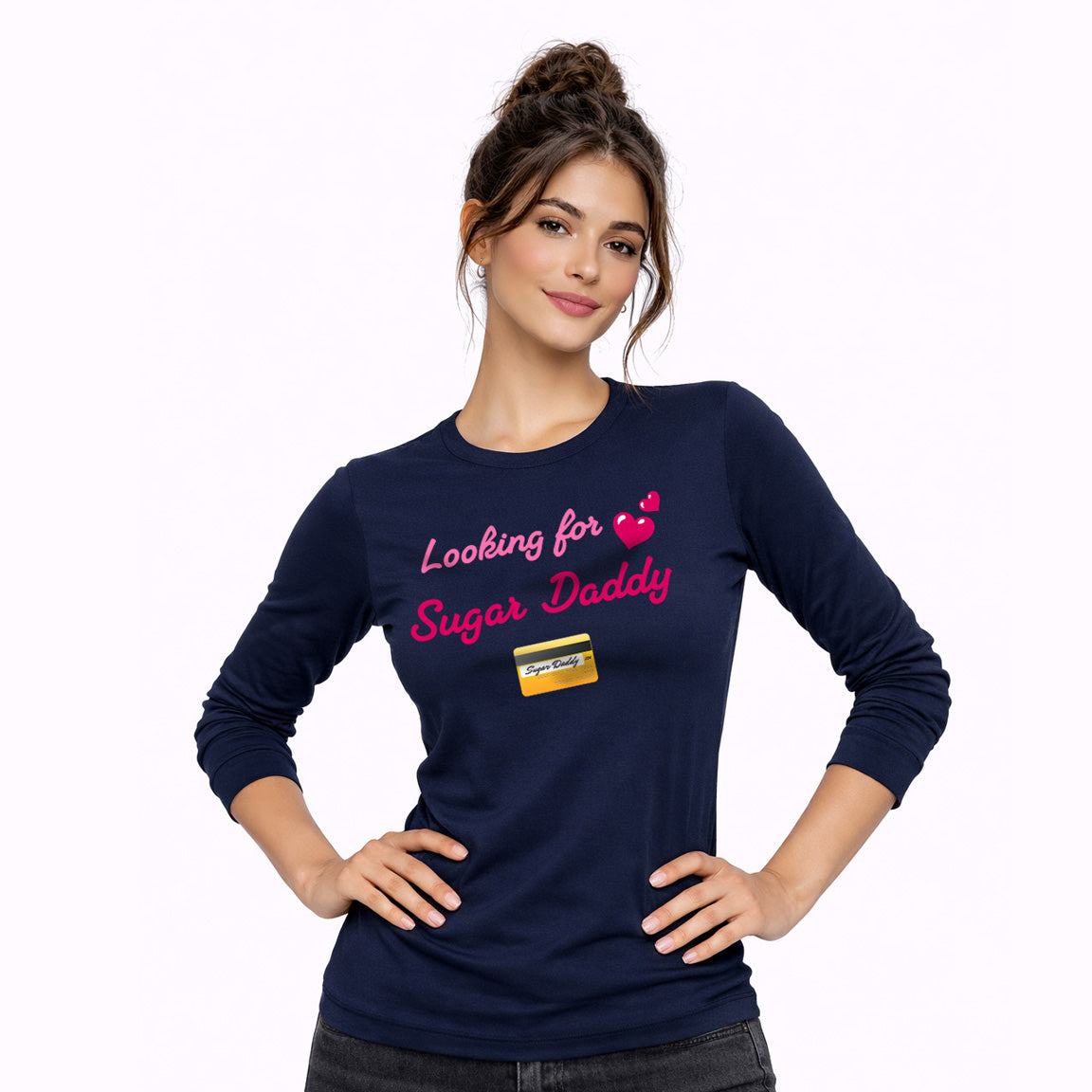 Looking for Daddy 💳 – Classic Long Sleeve T-Shirt