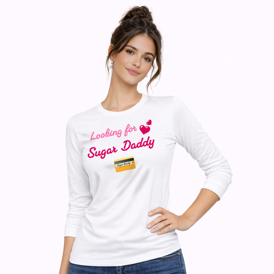 Looking for Daddy 💳 – Classic Long Sleeve T-Shirt