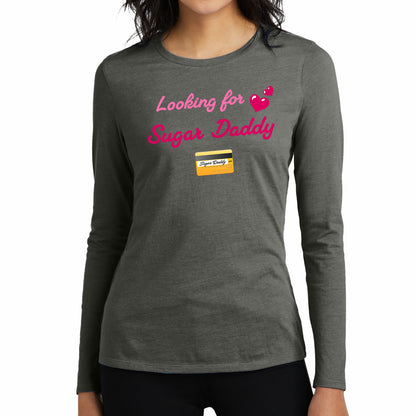 Looking for Daddy 💳 – Women’s Perfect Blend® CVC Long Sleeve Tee