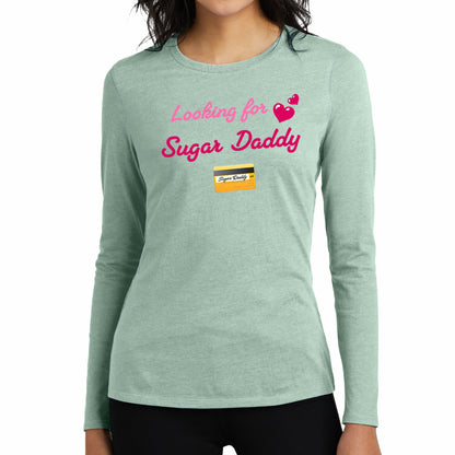 Looking for Daddy 💳 – Women’s Perfect Blend® CVC Long Sleeve Tee