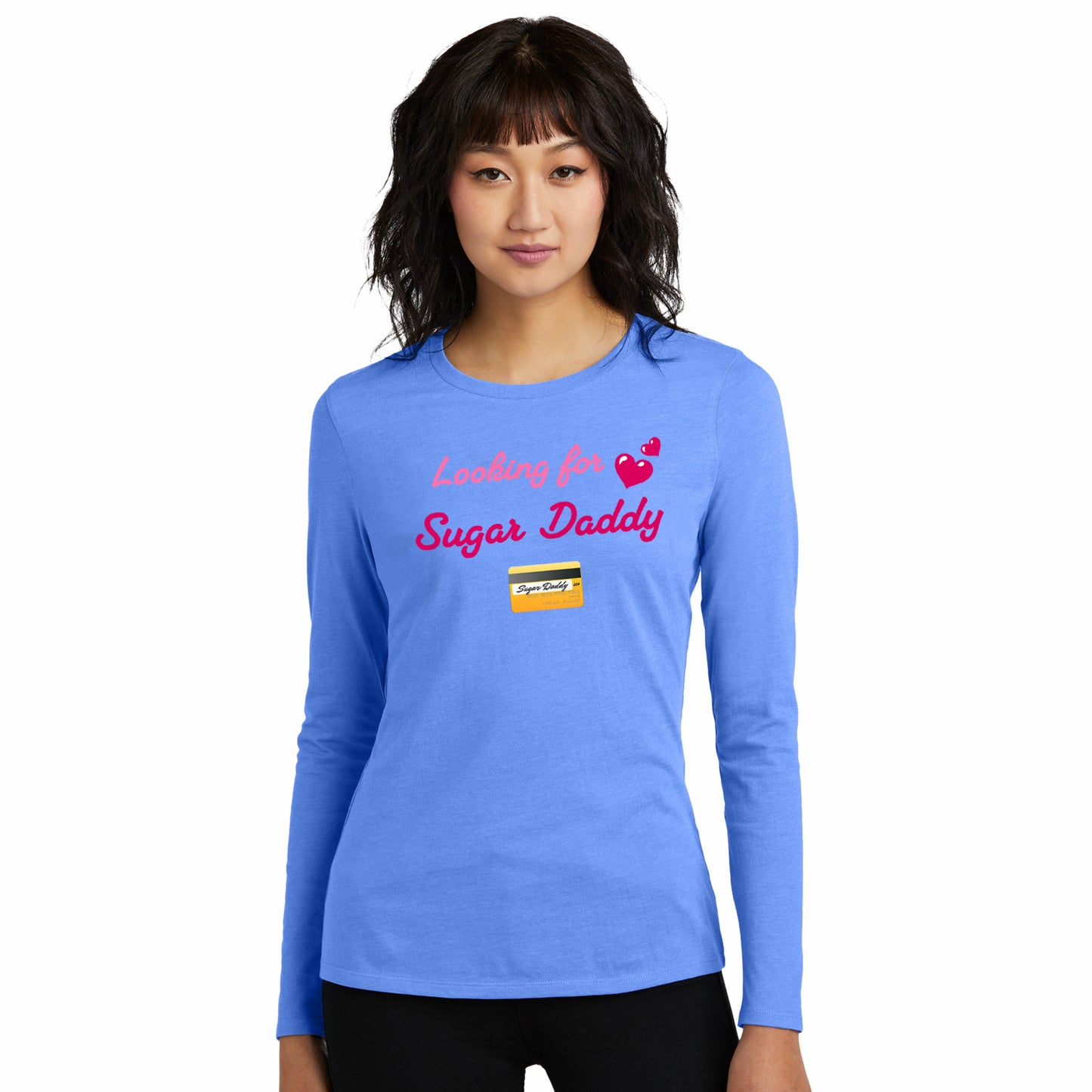 Looking for Daddy 💳 – Women’s Perfect Blend® CVC Long Sleeve Tee