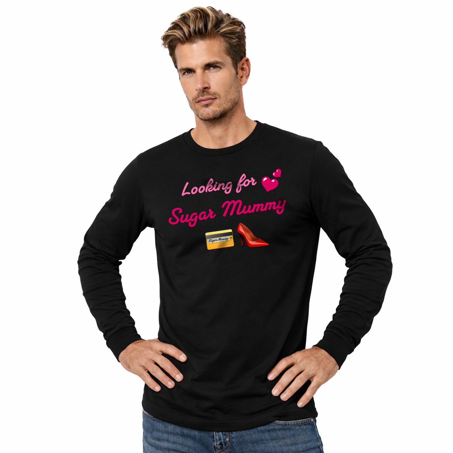 Looking for Mummy🇬🇧 👠 – Unisex Jersey Long Sleeve Tee