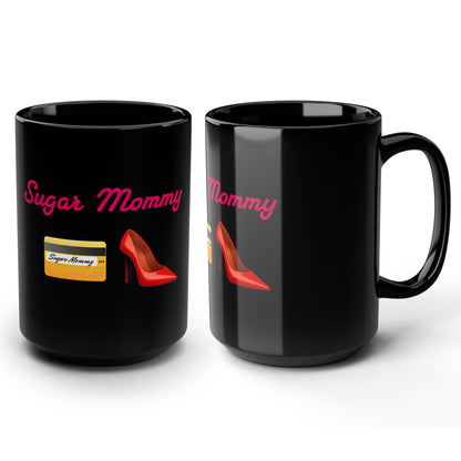 Mommy🇺🇸 👠 – Black Mug 15oz