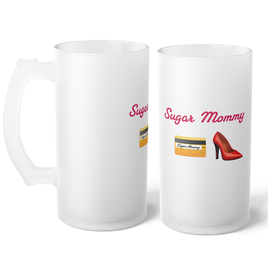 Mommy🇺🇸 👠 – Frosted Glass Beer Mug 16oz