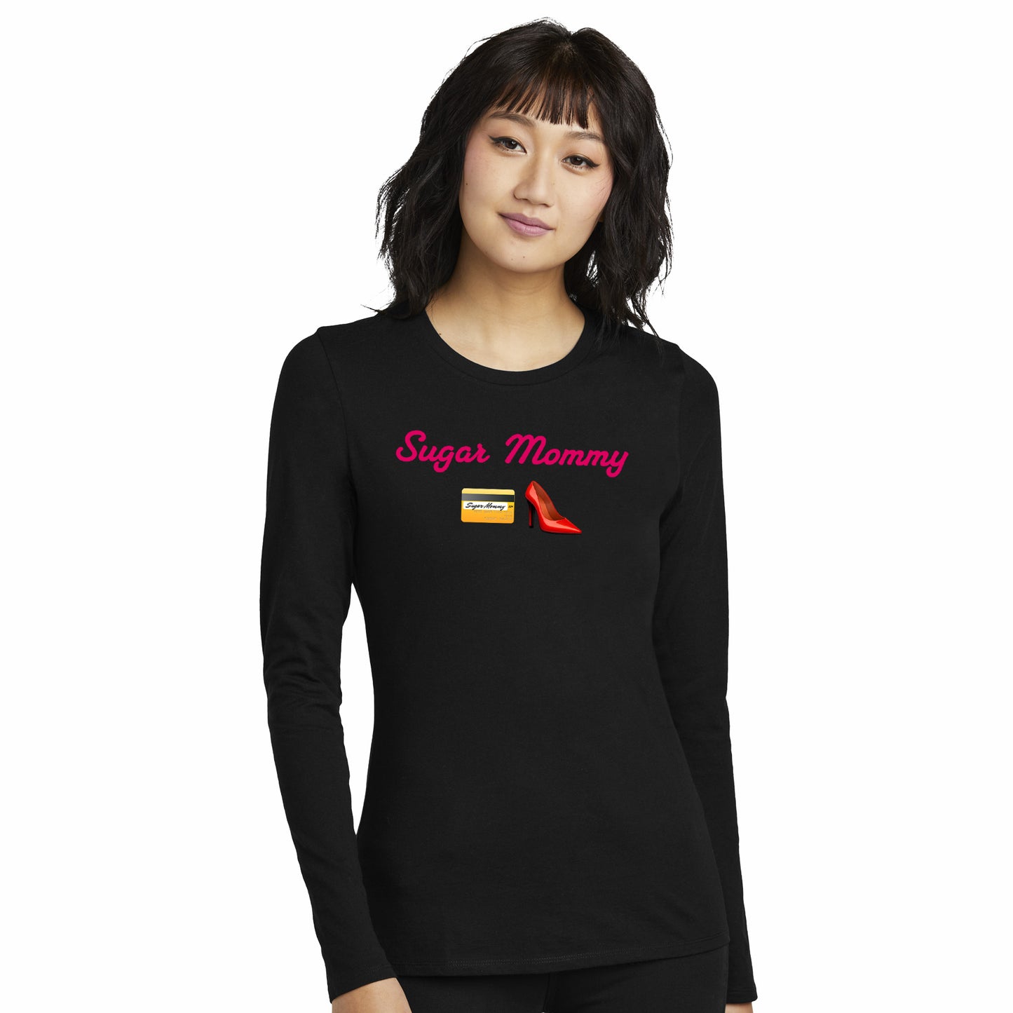 Mommy🇺🇸 👠 – Women’s Perfect Blend® CVC Long Sleeve Tee
