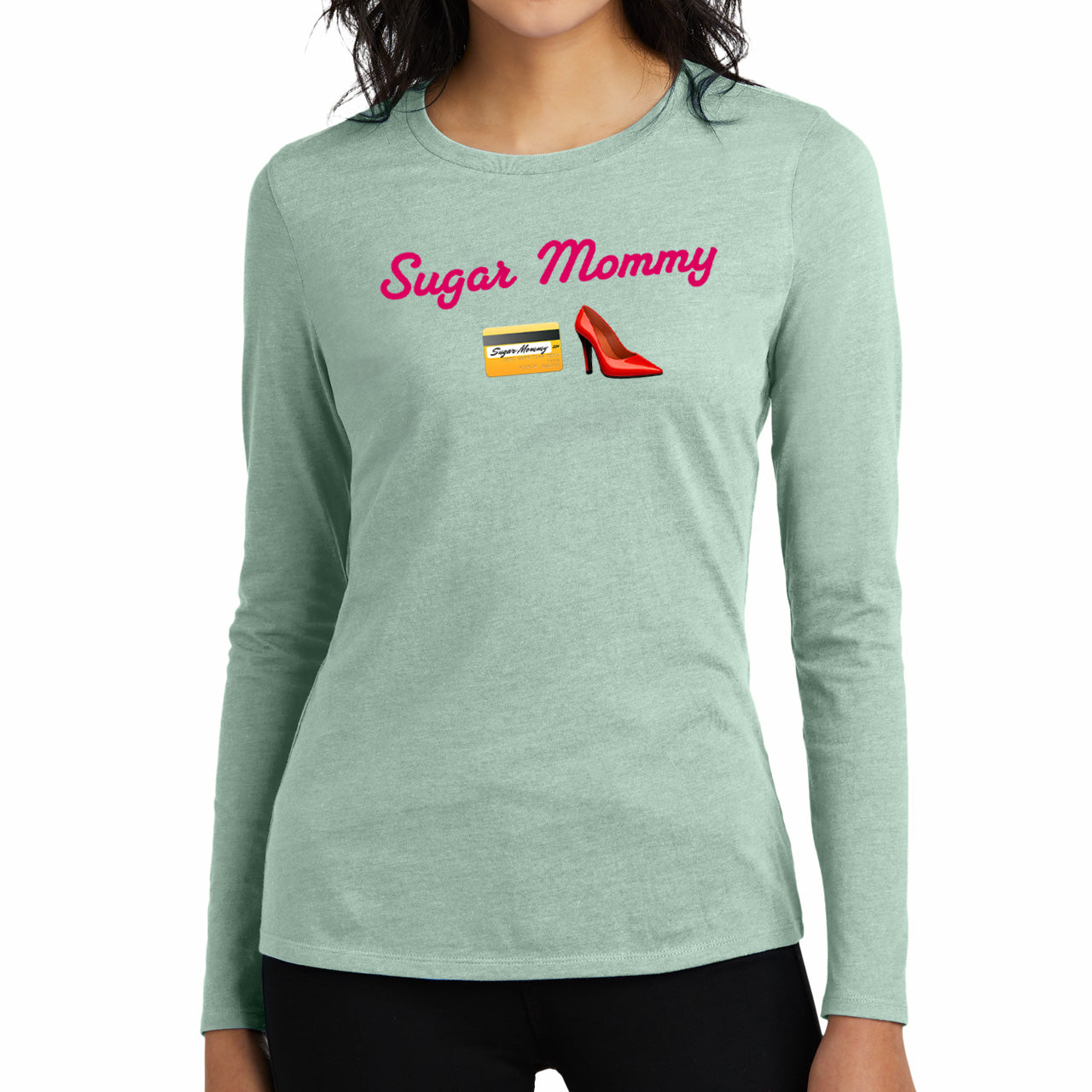 Mommy🇺🇸 👠 – Women’s Perfect Blend® CVC Long Sleeve Tee