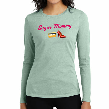 Mommy🇺🇸 👠 – Women’s Perfect Blend® CVC Long Sleeve Tee