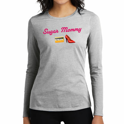 Mommy🇺🇸 👠 – Women’s Perfect Blend® CVC Long Sleeve Tee