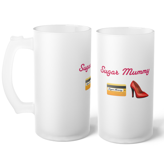 Mummy🇬🇧 👠 – Frosted Glass Beer Mug 16oz