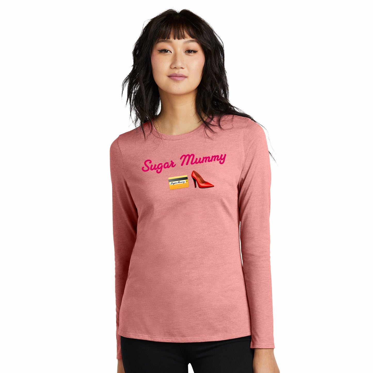 Mummy🇬🇧 👠 – Women’s Perfect Blend® CVC Long Sleeve Tee