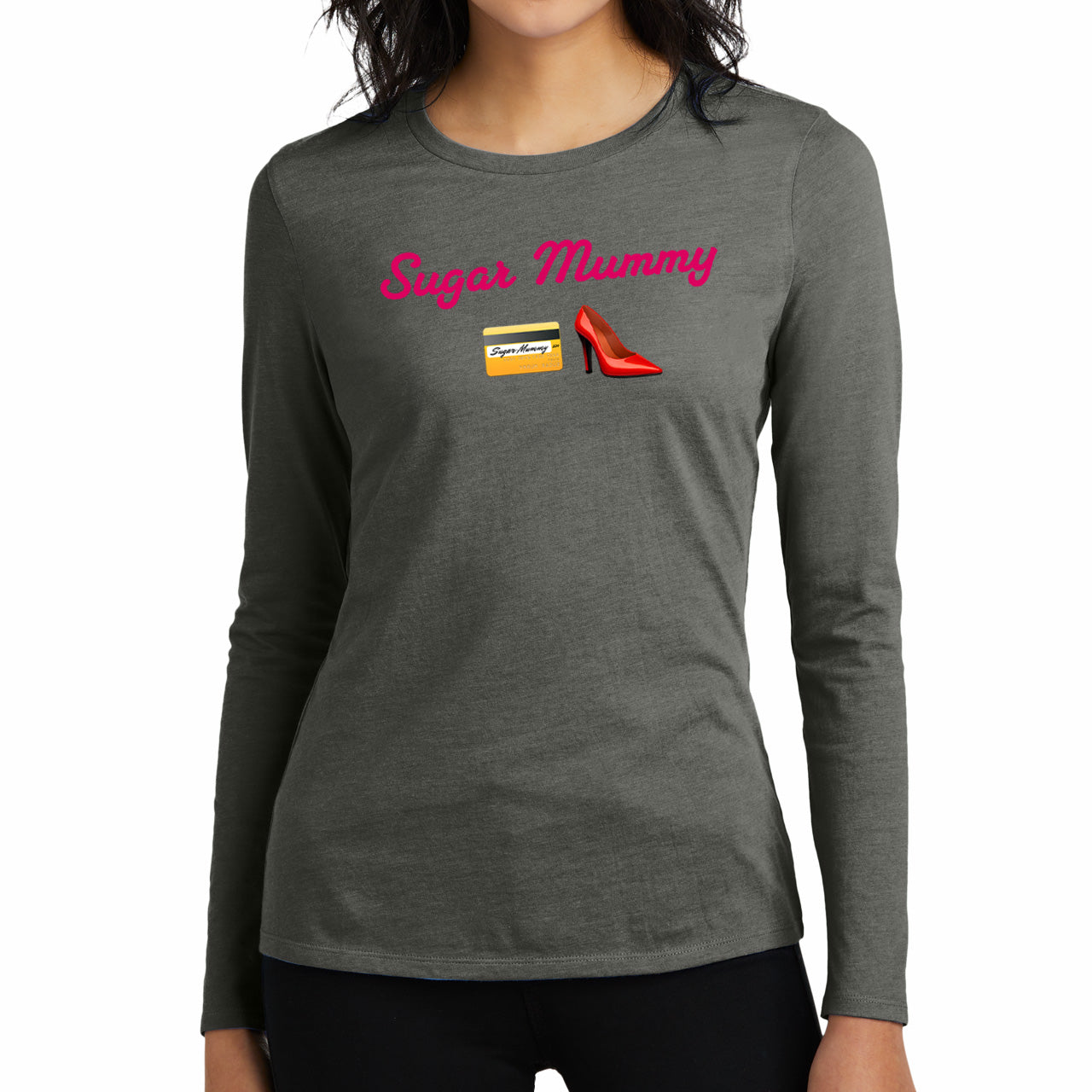 Mummy🇬🇧 👠 – Women’s Perfect Blend® CVC Long Sleeve Tee