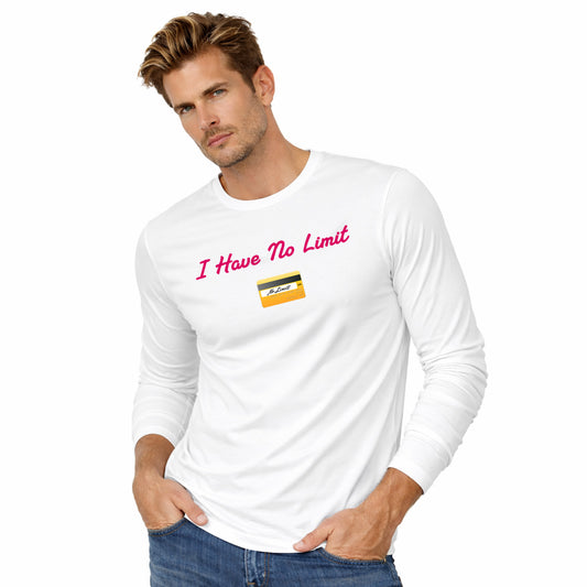 No Limit 💳 – Unisex Jersey Long Sleeve Tee