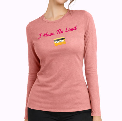 No Limit 💳 – Women’s Perfect Blend® CVC Long Sleeve Tee