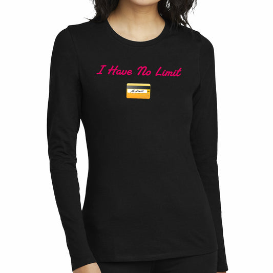 No Limit 💳 – Women’s Perfect Blend® CVC Long Sleeve Tee