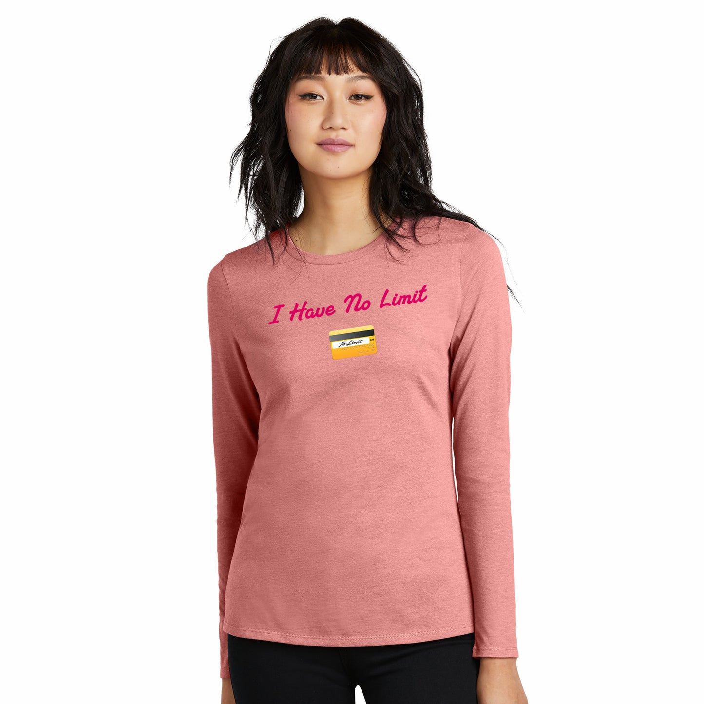 No Limit 💳 – Women’s Perfect Blend® CVC Long Sleeve Tee
