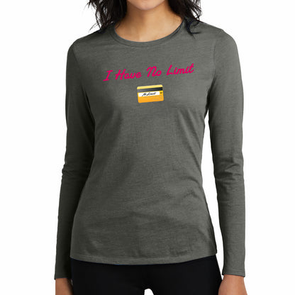 No Limit 💳 – Women’s Perfect Blend® CVC Long Sleeve Tee