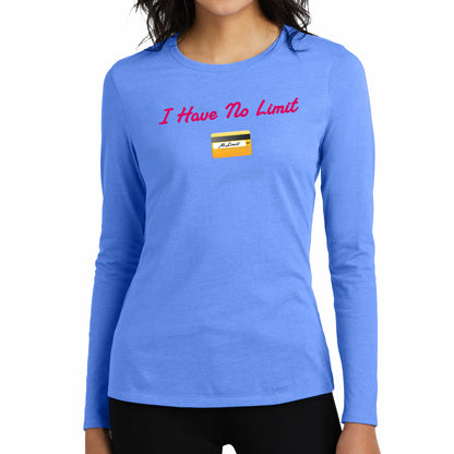 No Limit 💳 – Women’s Perfect Blend® CVC Long Sleeve Tee