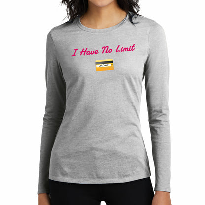 No Limit 💳 – Women’s Perfect Blend® CVC Long Sleeve Tee