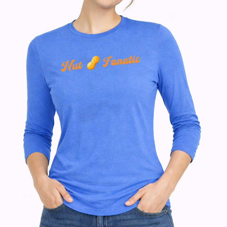 Nut 🥜 Fanatic – Women’s Perfect Blend® CVC Long Sleeve Tee