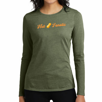 Nut 🥜 Fanatic – Women’s Perfect Blend® CVC Long Sleeve Tee